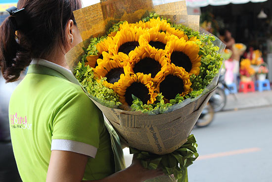Bó hướng dương ngày bên em Bó hướng dương ngày bên em